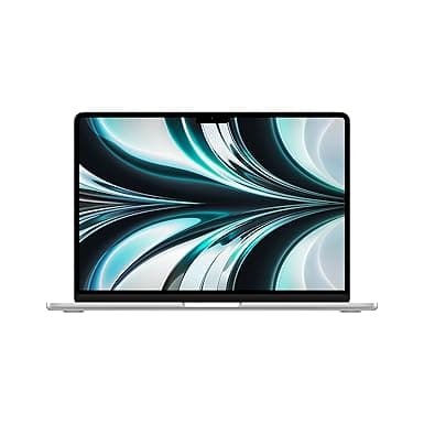 2022 Apple MacBook Air Laptop with M2 chip: 34.46 cm (13.6-inch) Liquid Retina Display, 8GB RAM, 512GB SSD Storage, Backlit Keyboard, 1080p FaceTime HD Camera. Works with iPhone/iPad; Silver